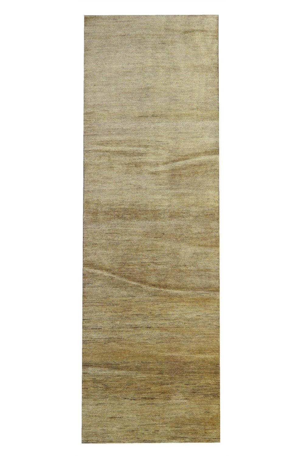 Handmade Modern Afghani Wool Runner in Beige