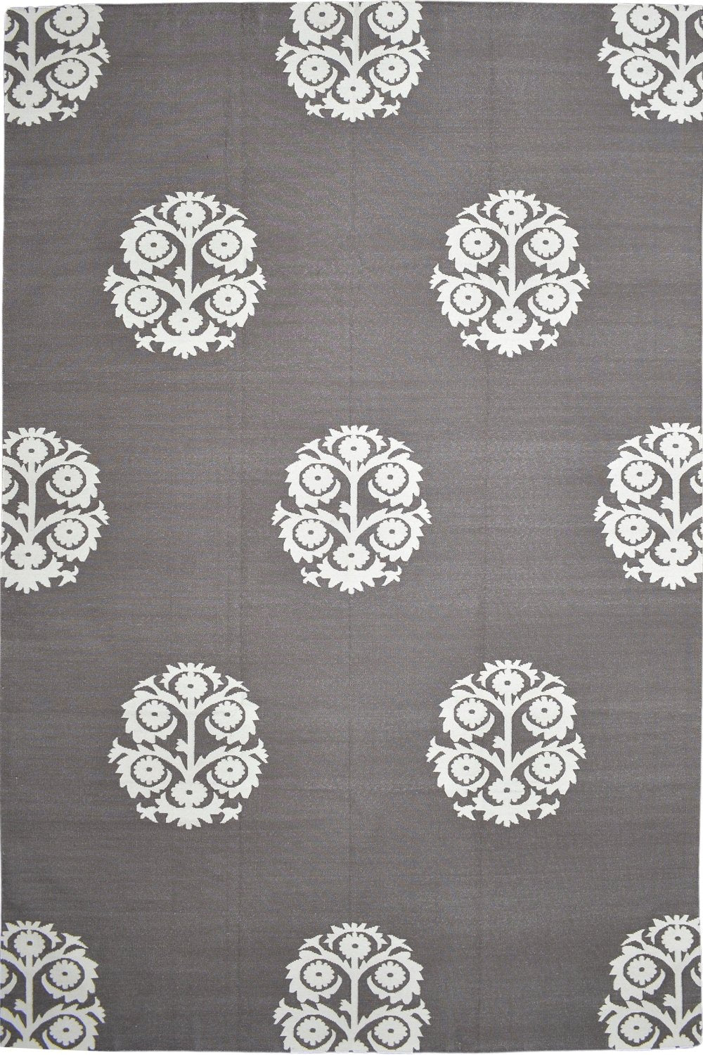 Anaar Cotton Dhurrie Brown