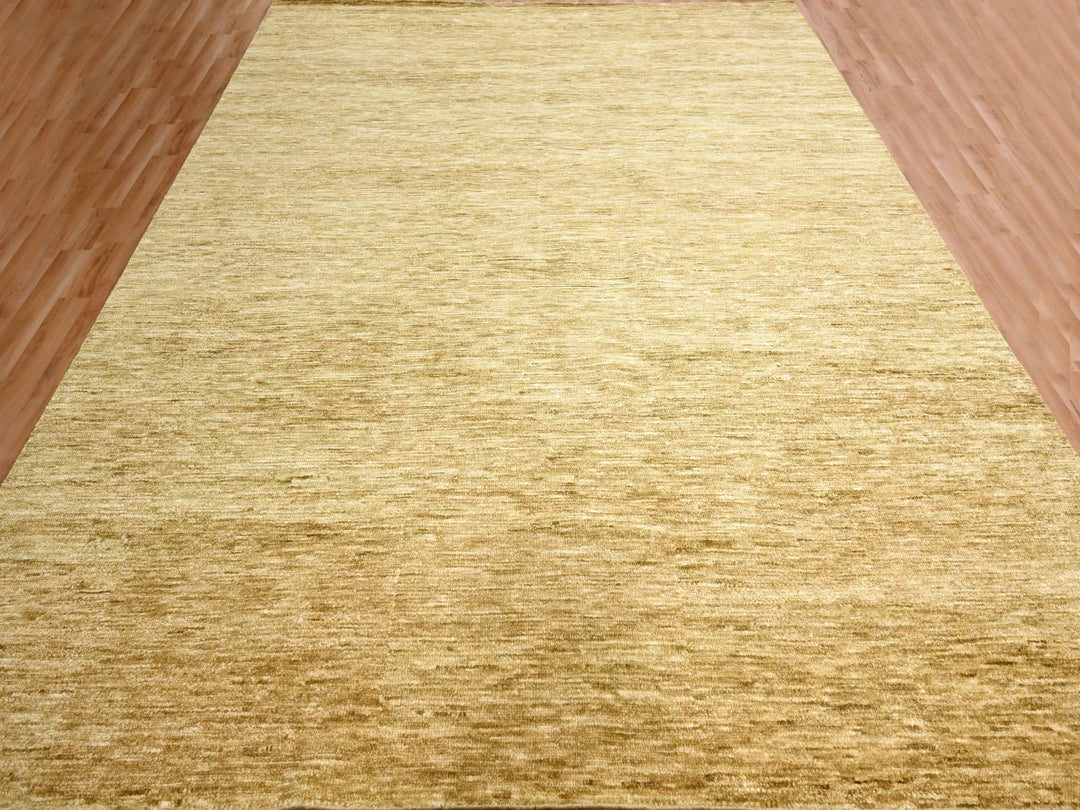 Golden Yellow Modern Plain Design