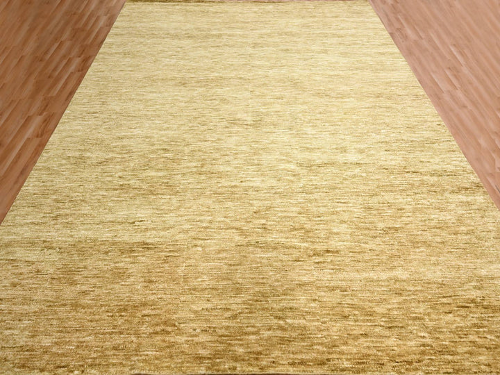 Golden Yellow Modern Plain Design