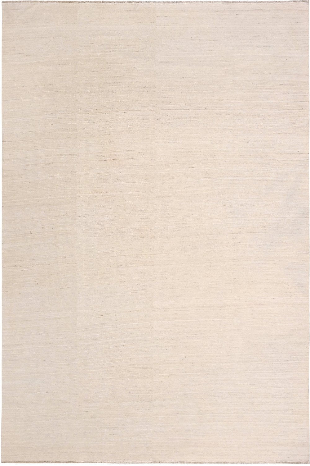 Hand Knotted Afghani Kilim Rug in Neutral