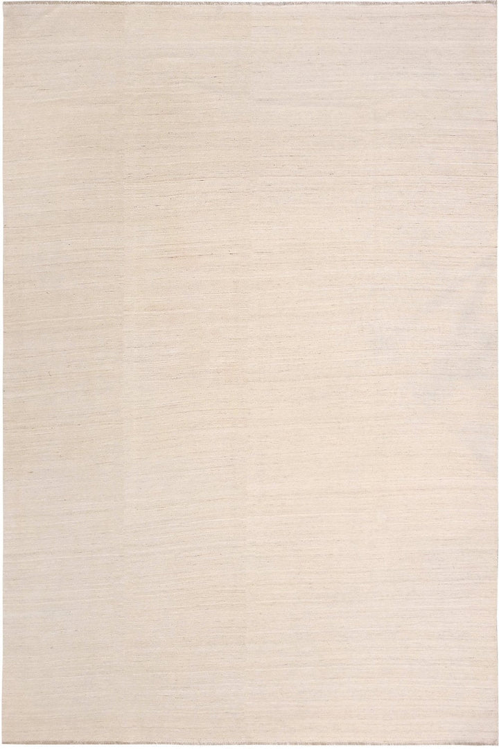 Hand Knotted Afghani Kilim Rug in Neutral