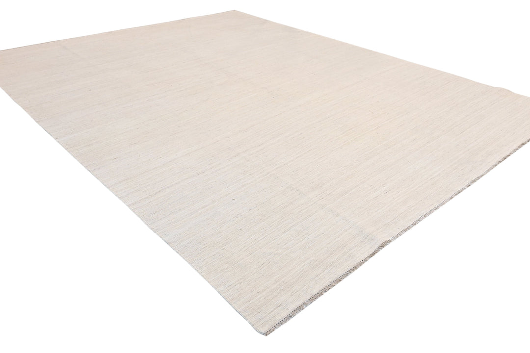 Hand Knotted Afghani Kilim Rug in Neutral