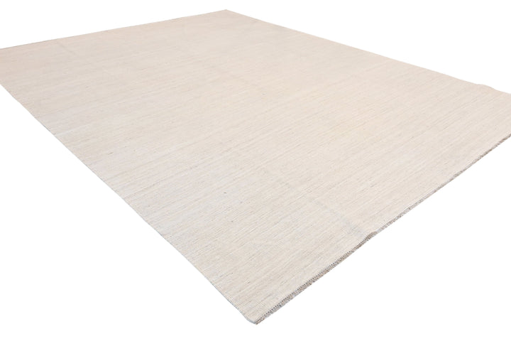 Hand Knotted Afghani Kilim Rug in Neutral