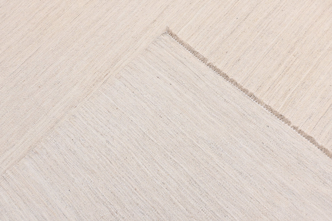 Hand Knotted Afghani Kilim Rug in Neutral
