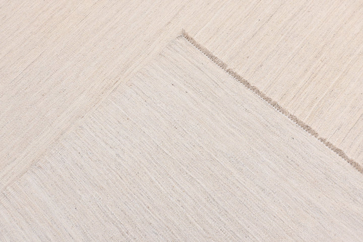 Hand Knotted Afghani Kilim Rug in Neutral