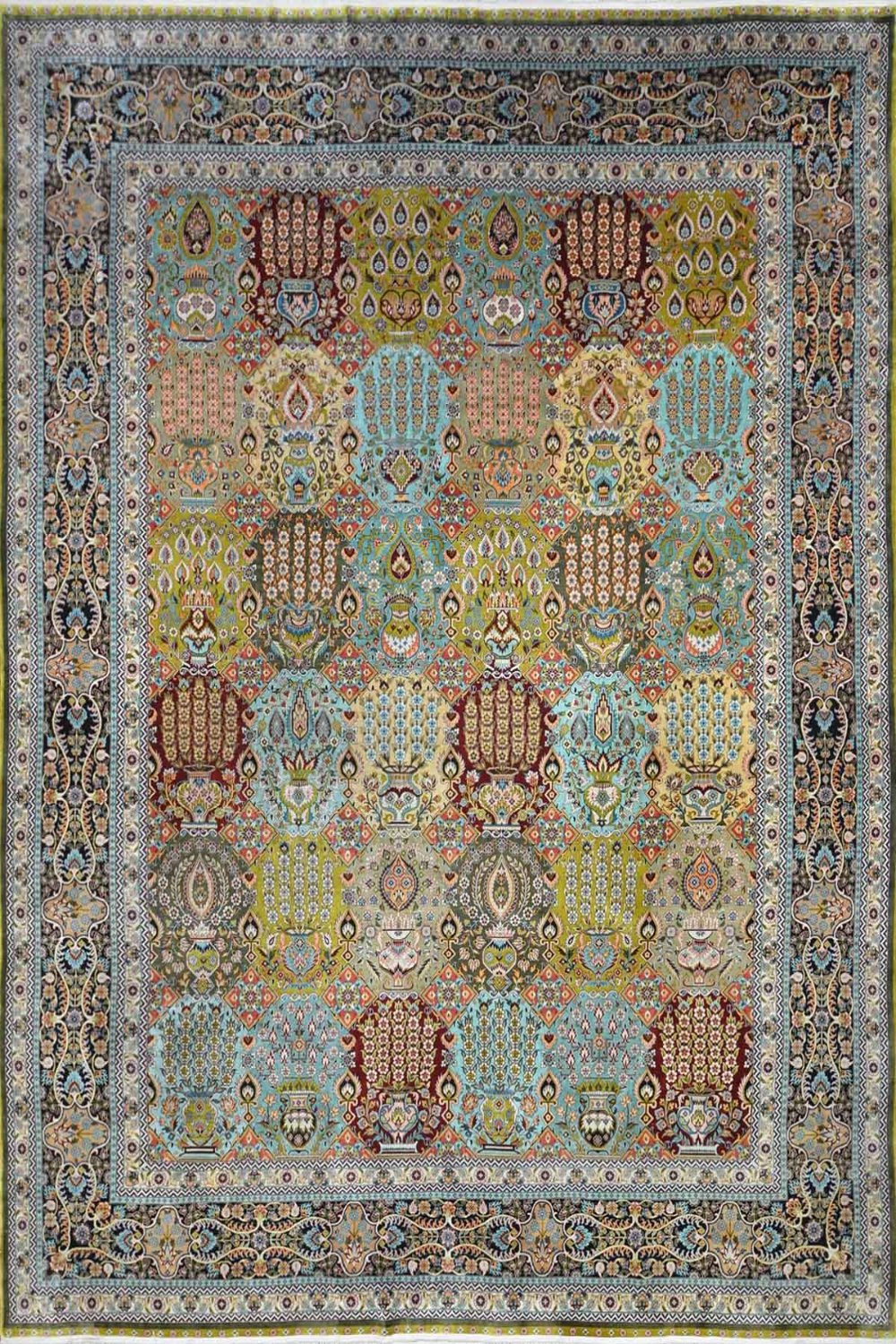 Persian Silk On Silk Rug