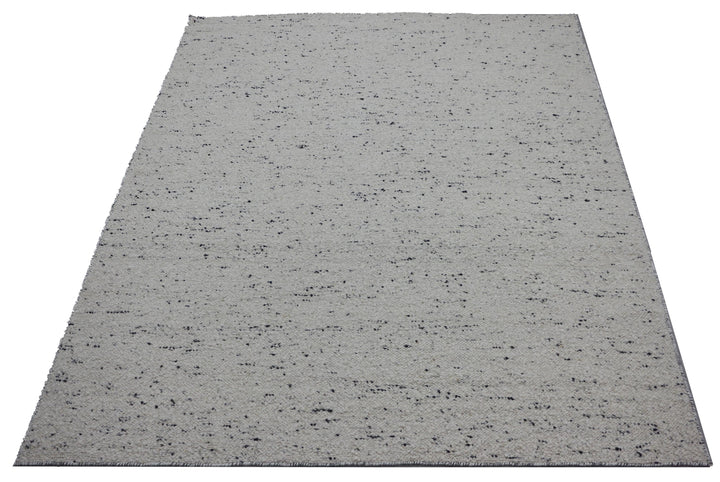 Hand Woven Modern Neutral Area Rug in White