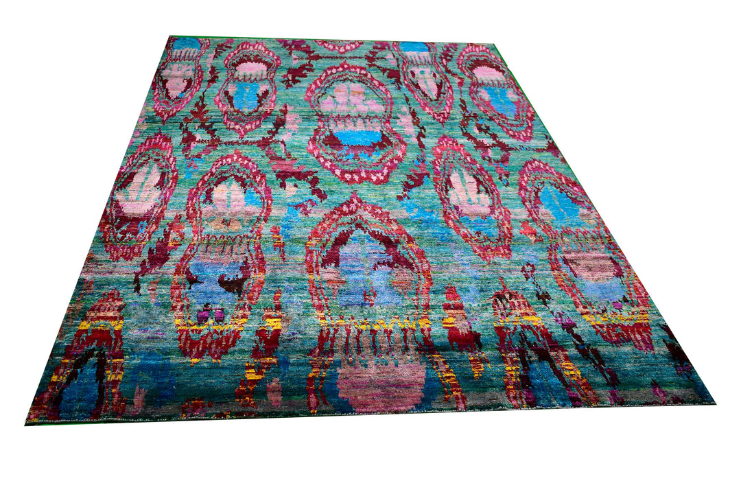 Medium Pile Saree Silk Rug