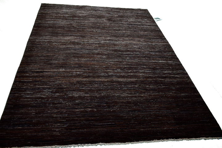 Handmade Decorative Rug In Brown 