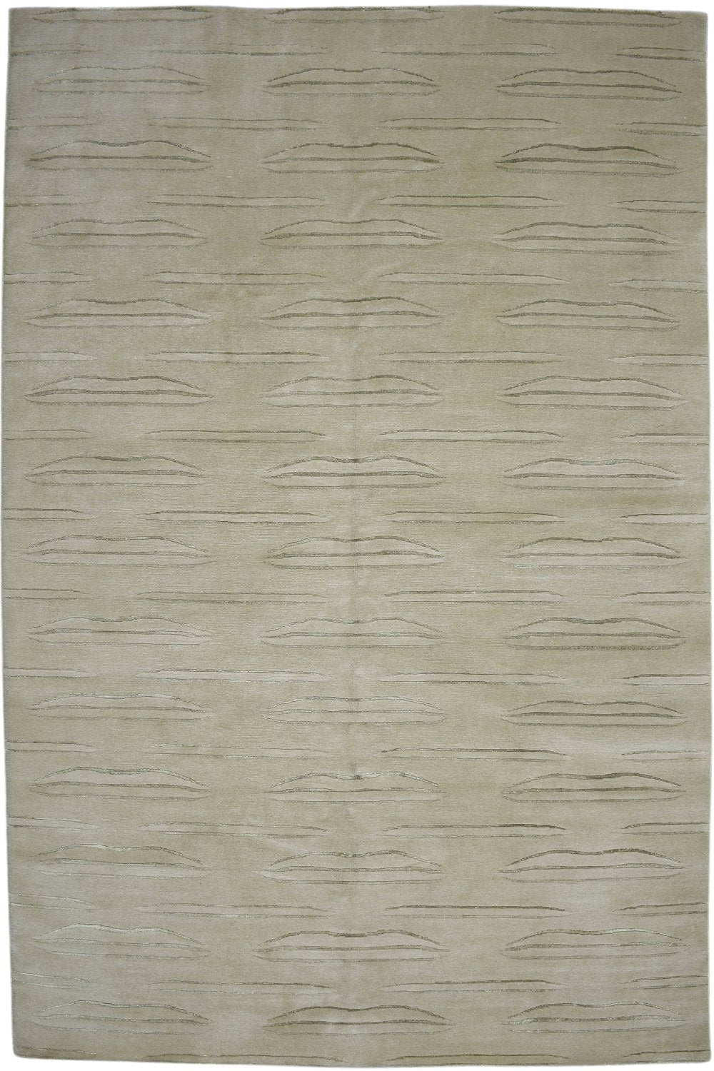 Tibetan Silk And Wool Rug