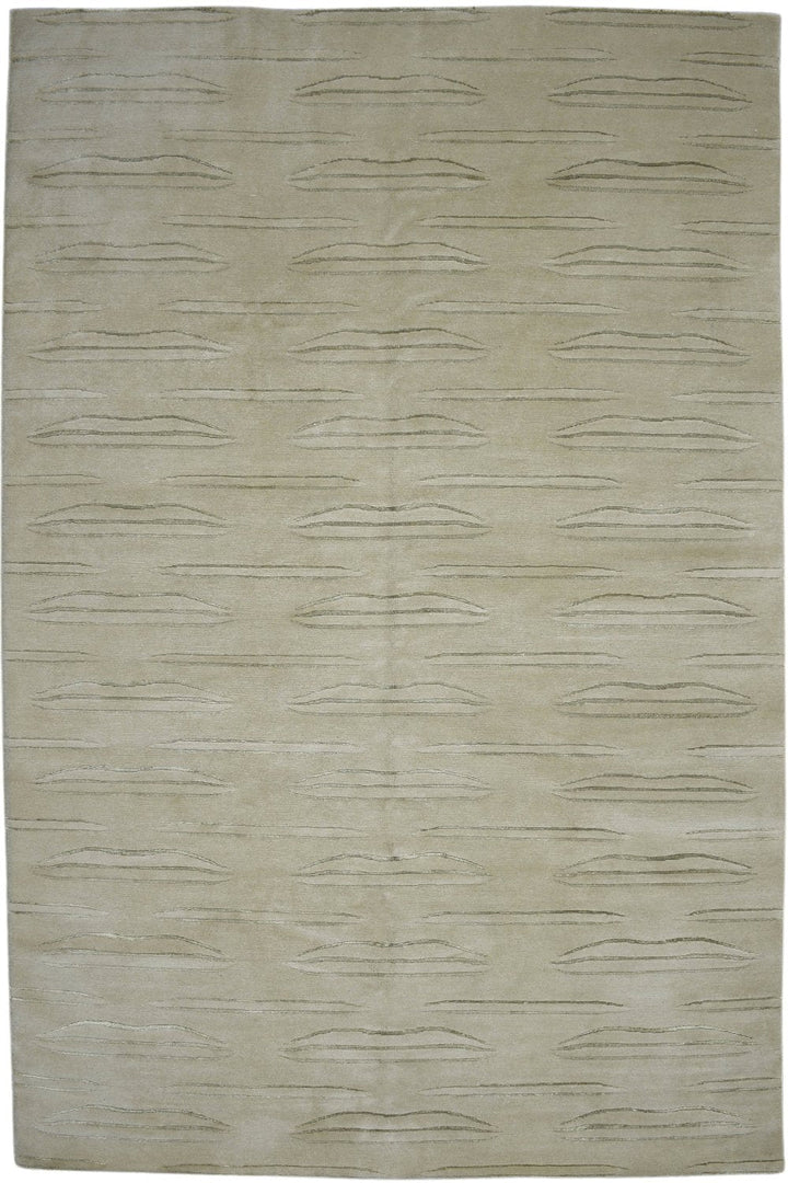 Tibetan Silk And Wool Rug