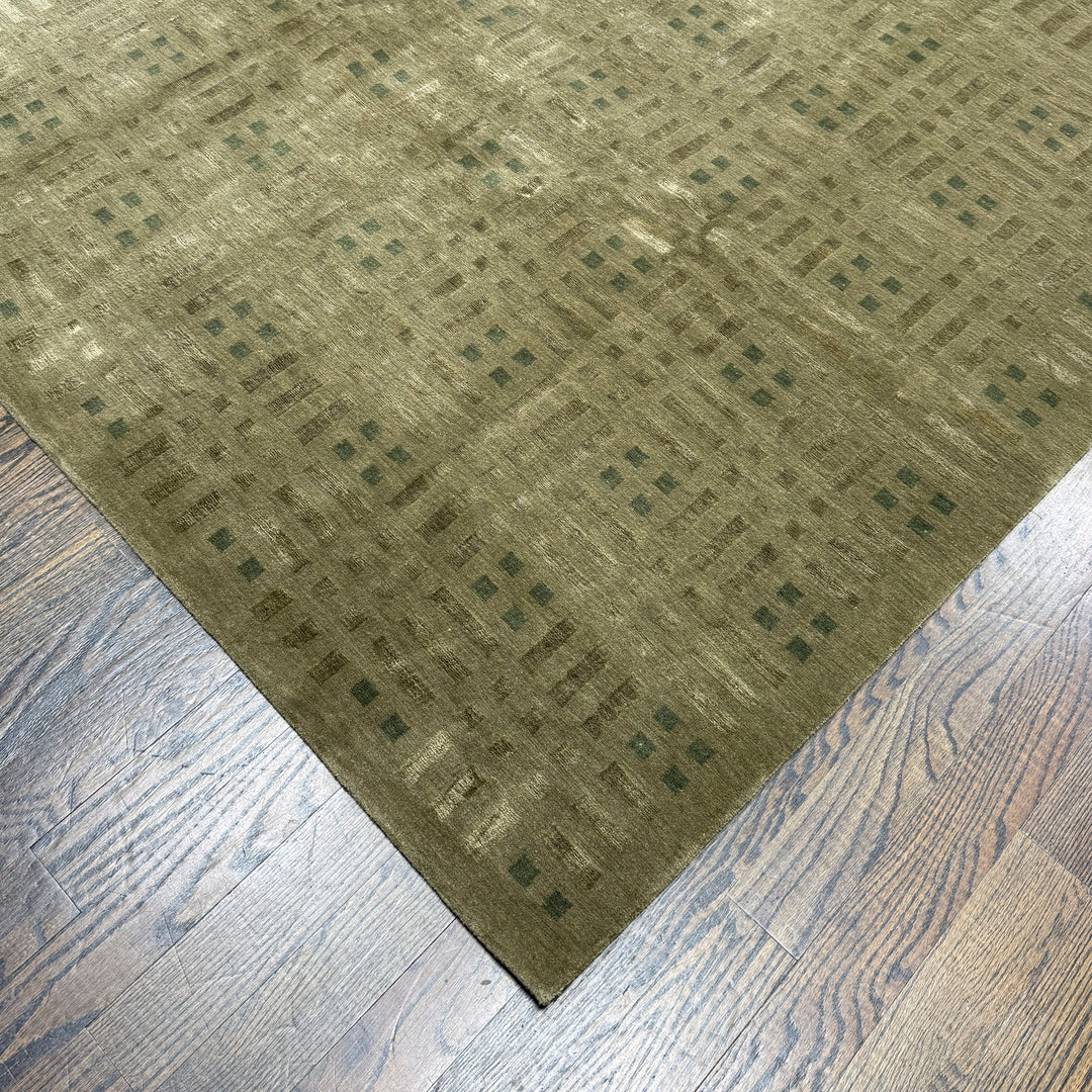 Tibetan Silk And Wool Rug