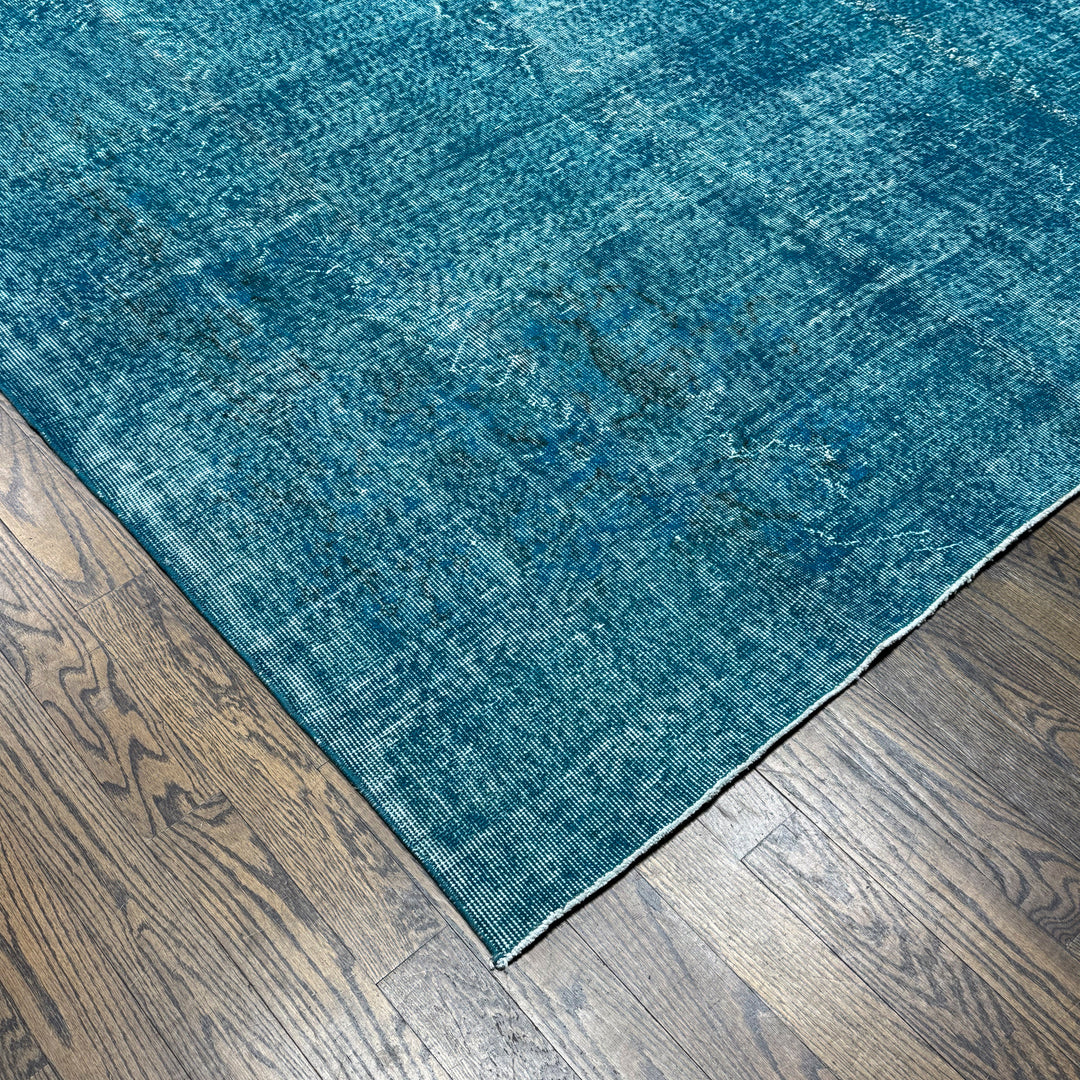 Over Dyed Flatweave Vintage Rug