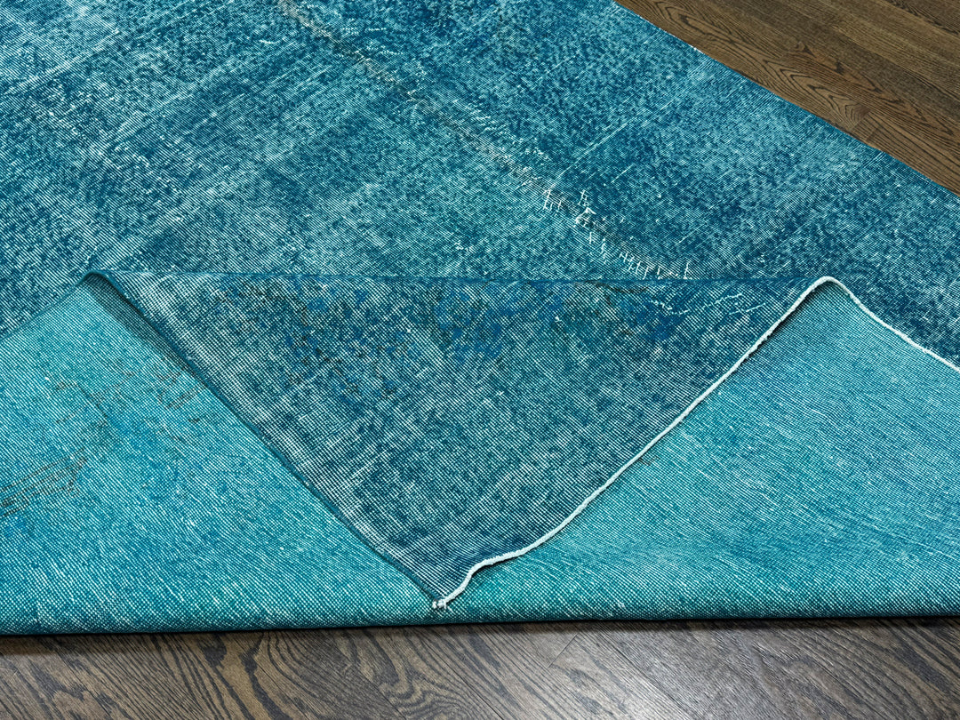 Over Dyed Flatweave Vintage Rug