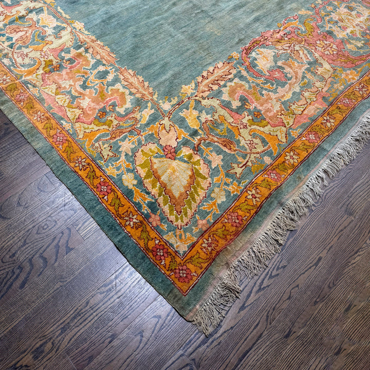 Antique Turkish Oushak Rug 