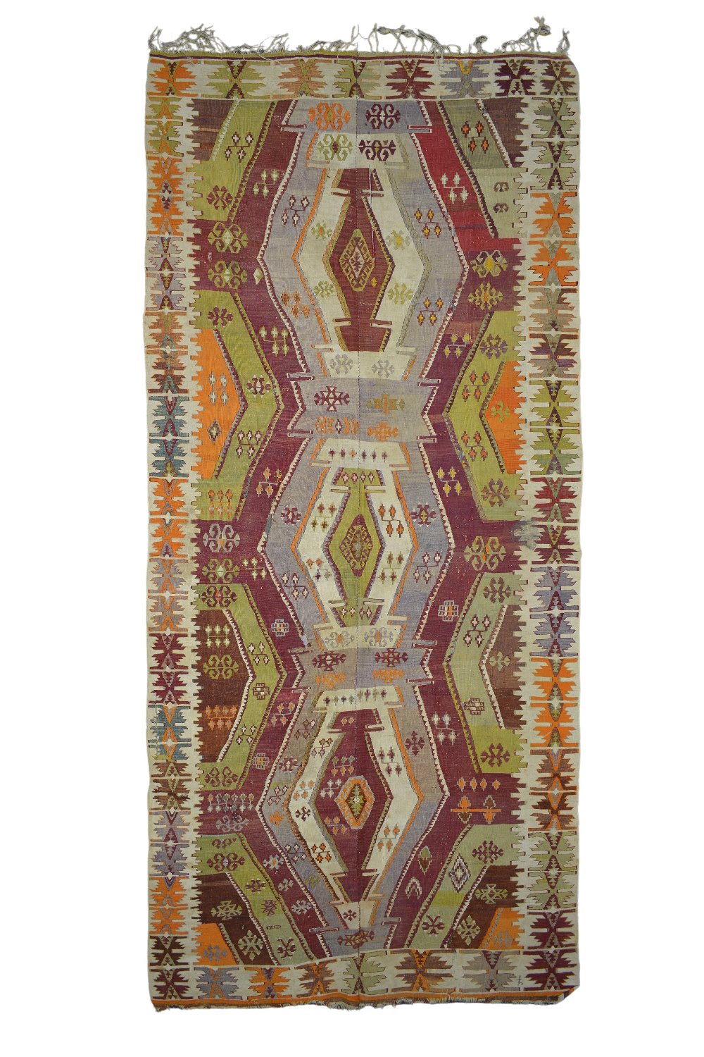 Turkish Old Antique Kilim Runner