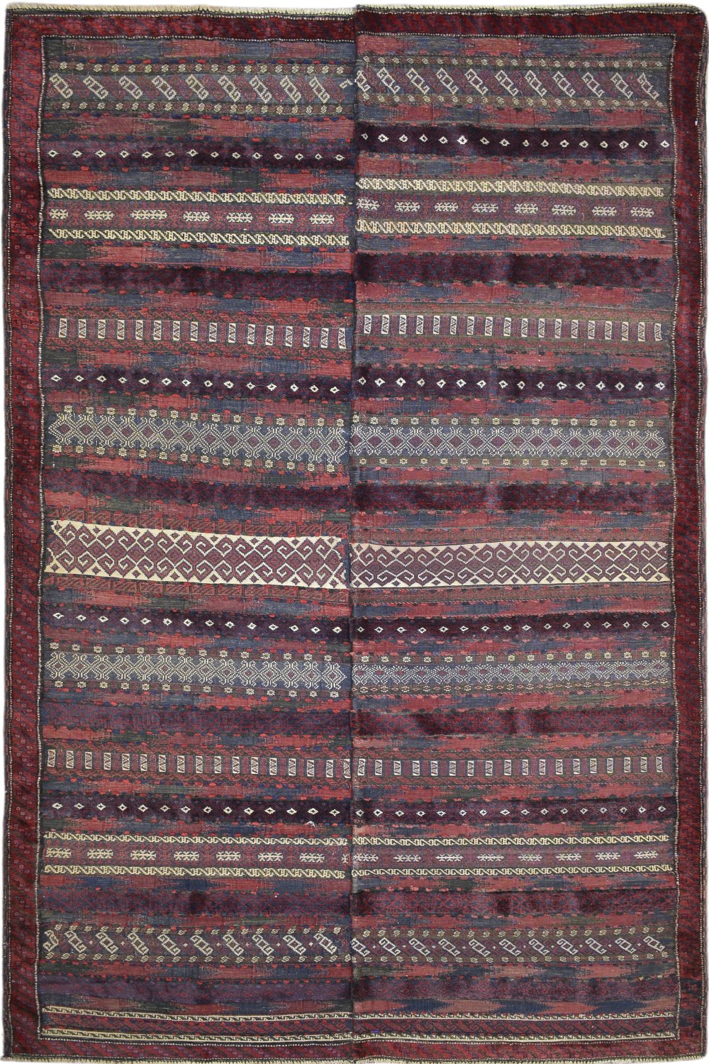 Afghani Flat Weave Kilim Rug 5 by 9