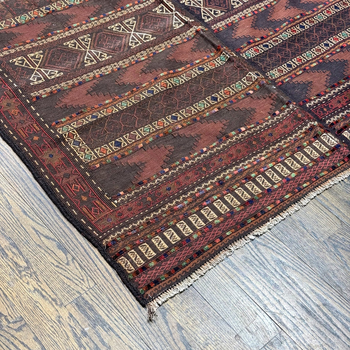 Afghani Hand Knotted Kilim Rug