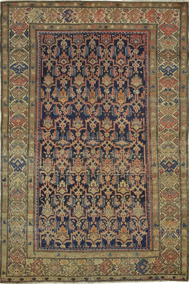 Antique Persian Mahal Rug