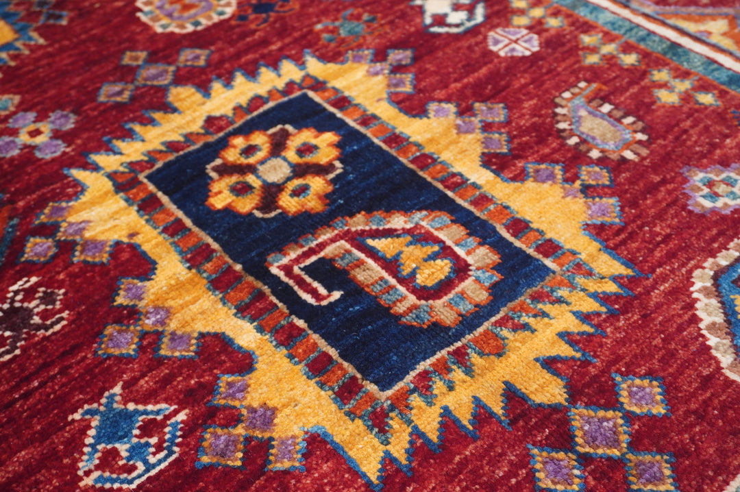 Hand Knotted Afghani Samarkand Area Rug 