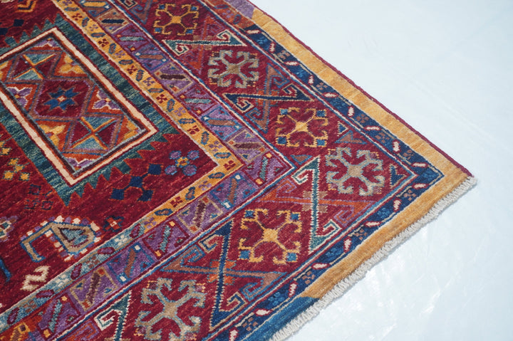 Hand Knotted Afghani Samarkand Area Rug 