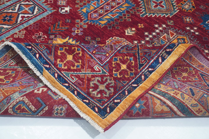 Hand Knotted Afghani Samarkand Area Rug 