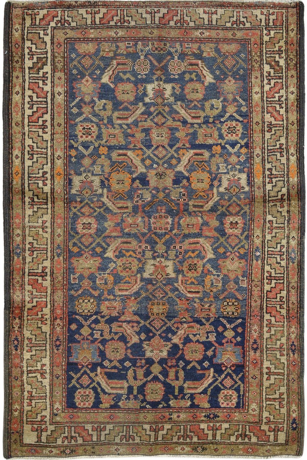 Antique Persian Kirman Rug