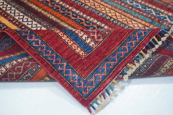 Hand Knotted Afghani Shaal Area Rug