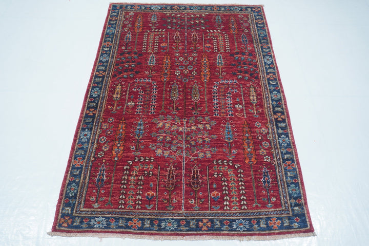 Hand Knotted Afghani Fine Aryana Rectangle Area Rug