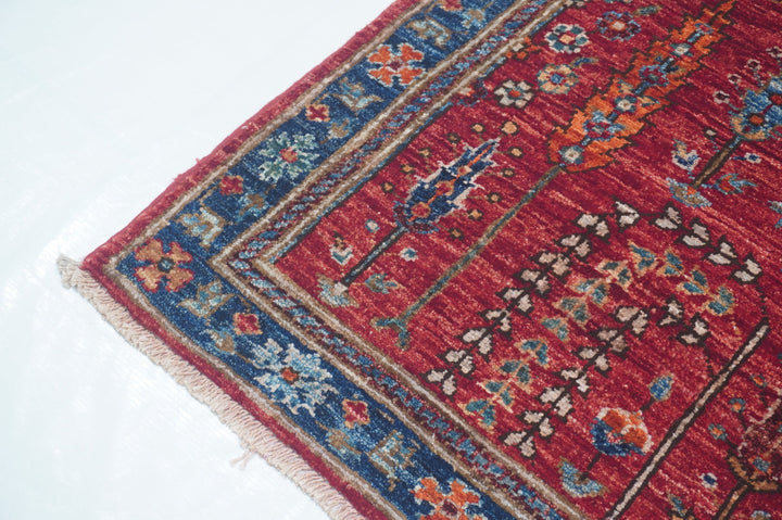 Hand Knotted Afghani Fine Aryana Rectangle Area Rug