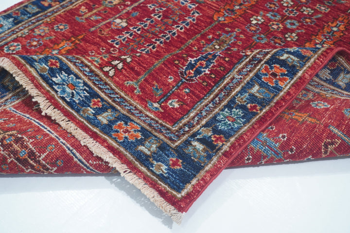 Hand Knotted Afghani Fine Aryana Rectangle Area Rug