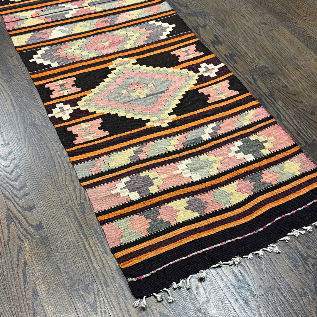 Turkish Flatweave Kilim Runner