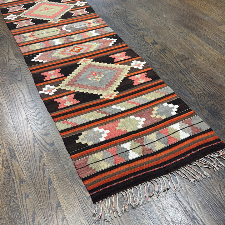 Turkish Flatweave Kilim Runner