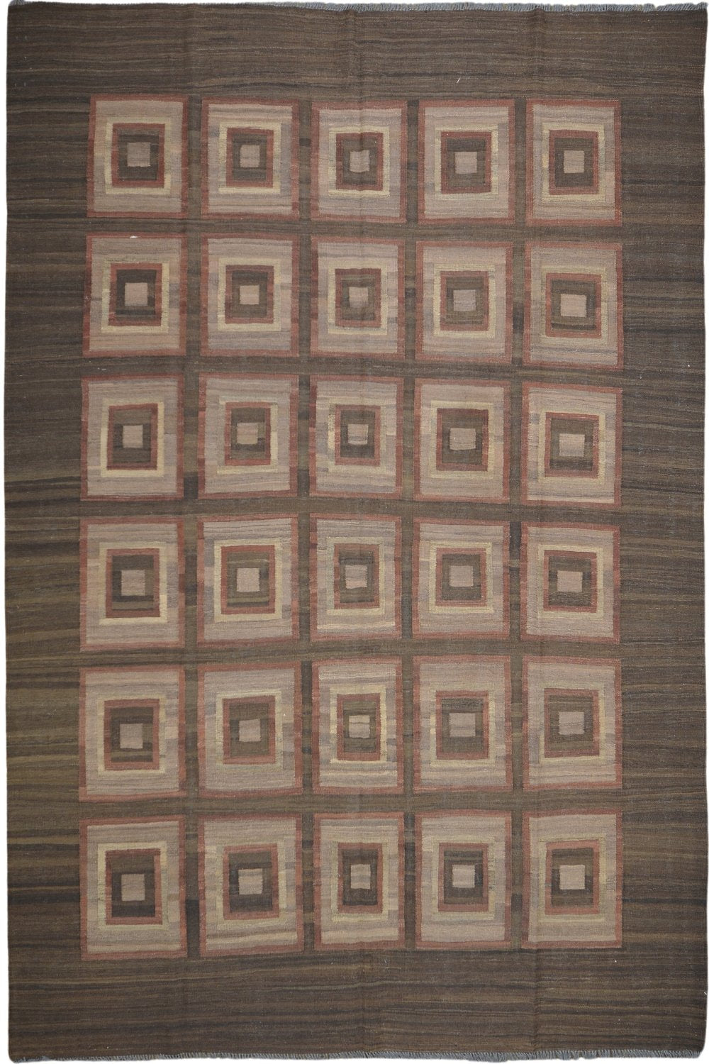 Indian Hand Knotted Wool Medium Pile Rug