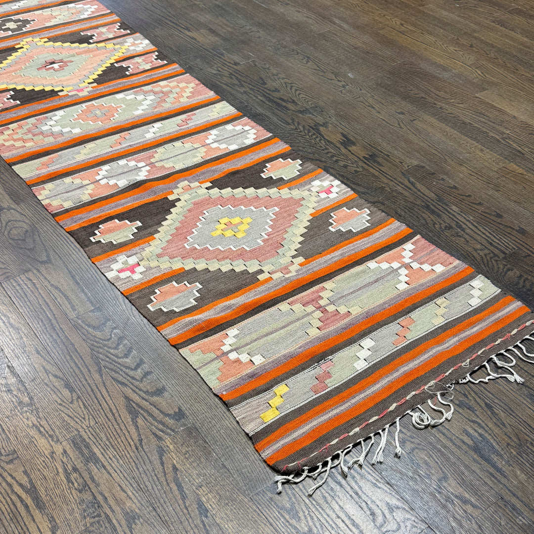 Turkish Flatweave Kilim Runner