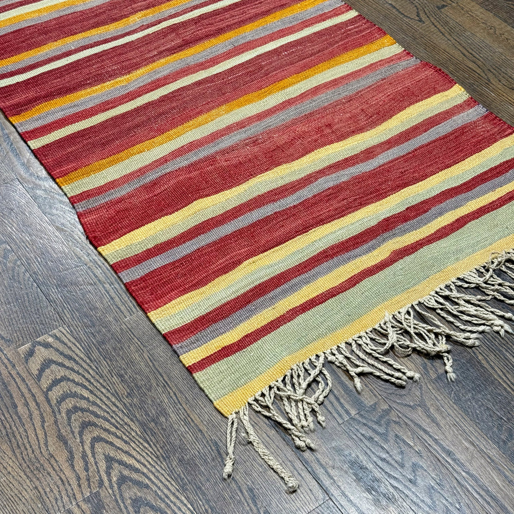 Handmade Turkish Antique Kilim Runner