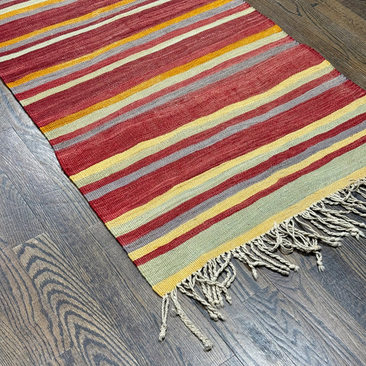 Handmade Turkish Antique Kilim Runner