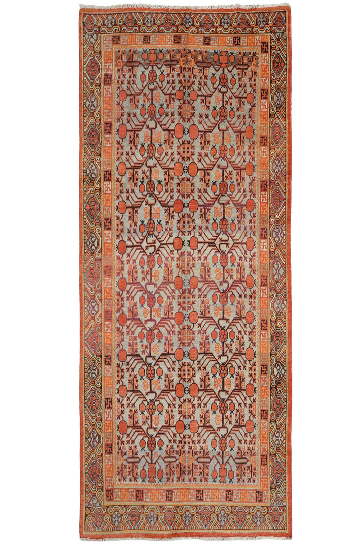 Antique Turkmen Khotan Rug