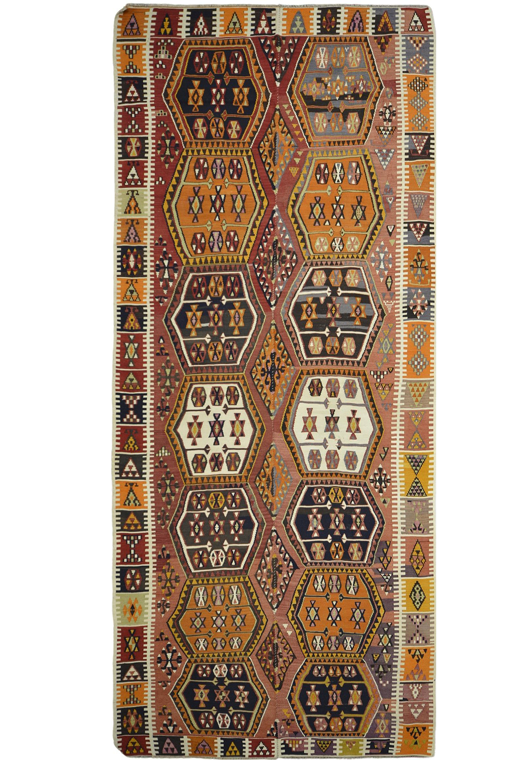 Old Turkish Kilim Rug