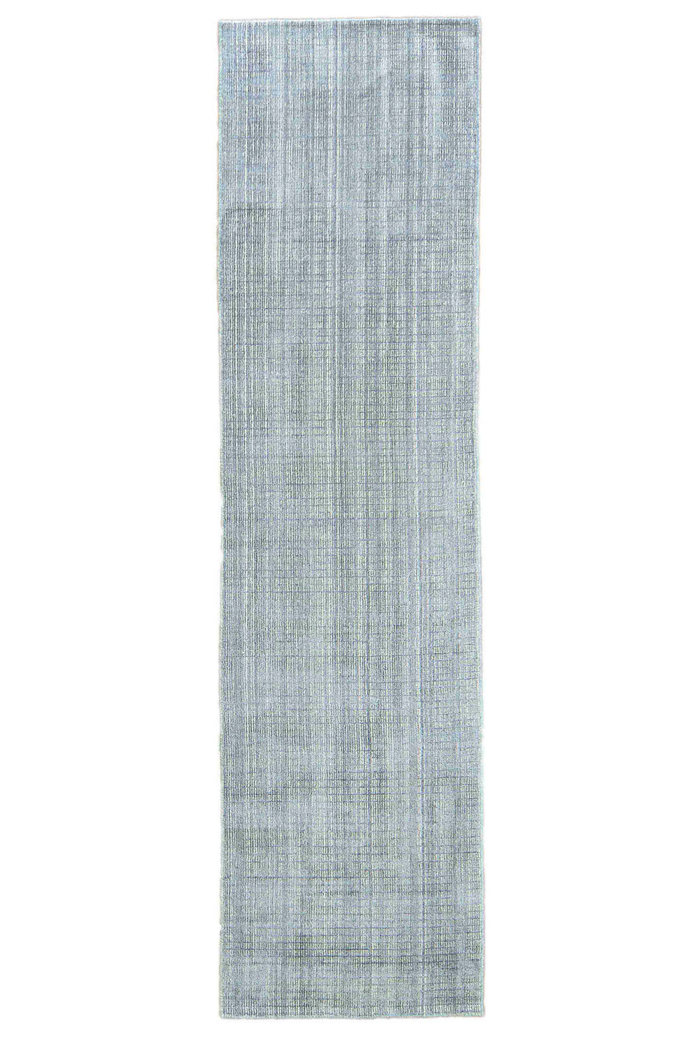 Handmade Bamboo Silk Runner in gray