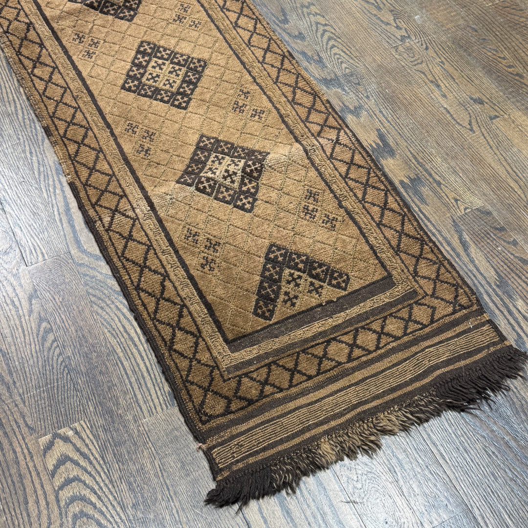 Afghani Flat Weave Soumak Runner