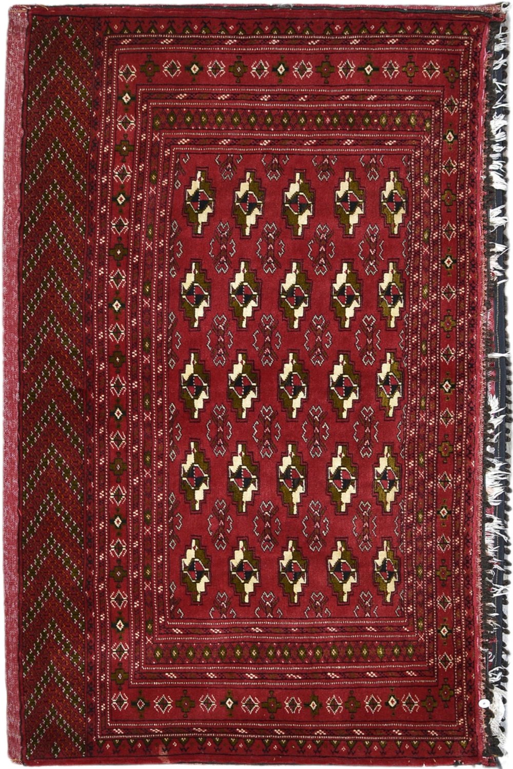 Afghani Antique Bag Face Turkmen Rug