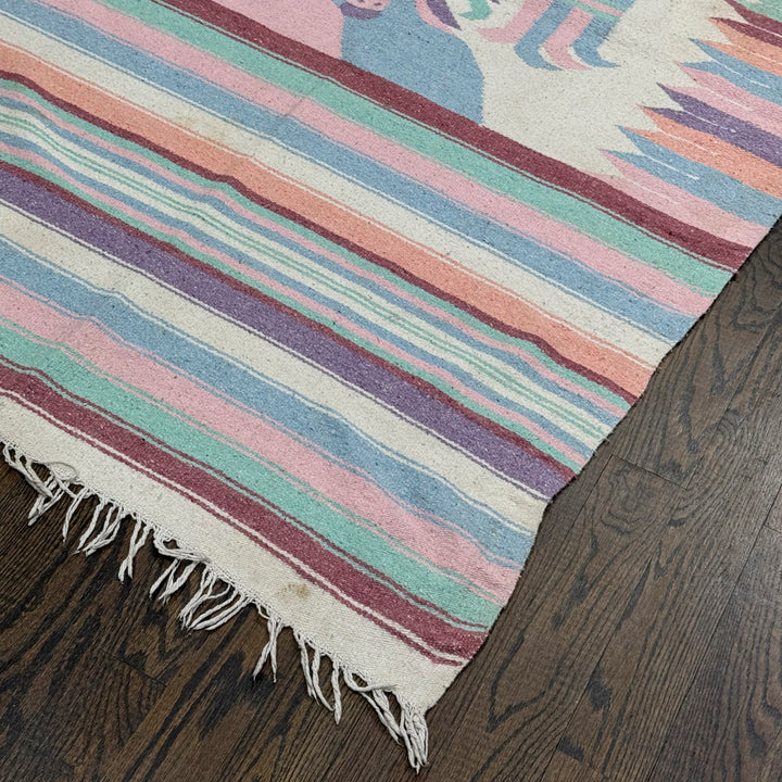 Vintage Mexican Kilim Rug