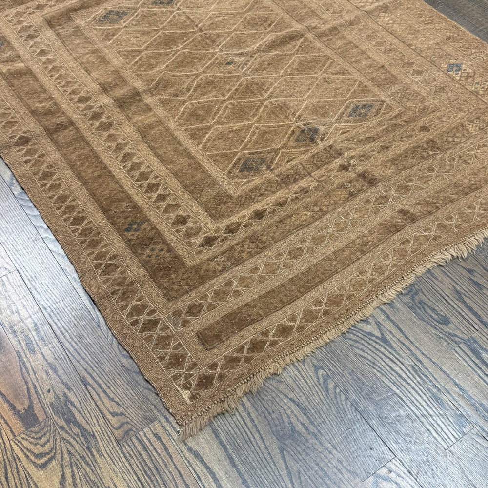 Afghani Vintage Medium PIle Soumak Rug