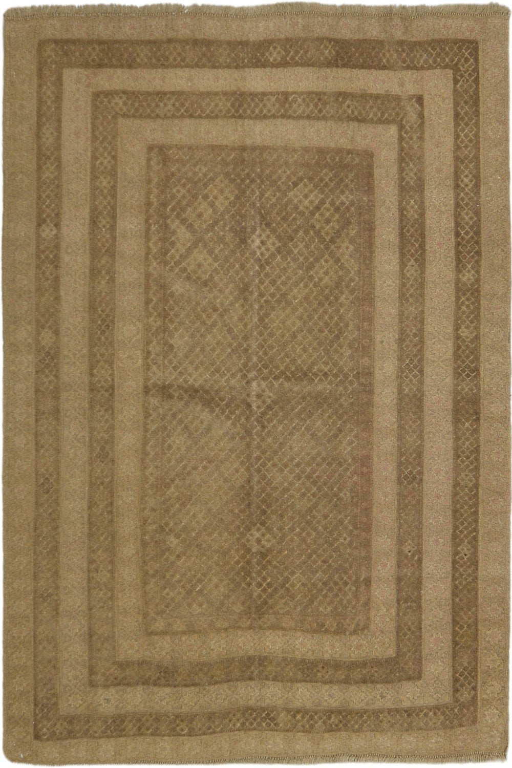 Afghani Vintage Wool Soumak Rug