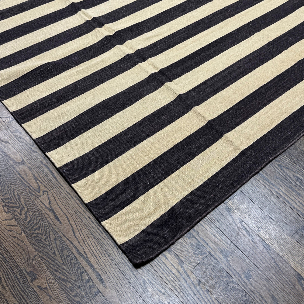 Handmade New Modern Striped Kilim