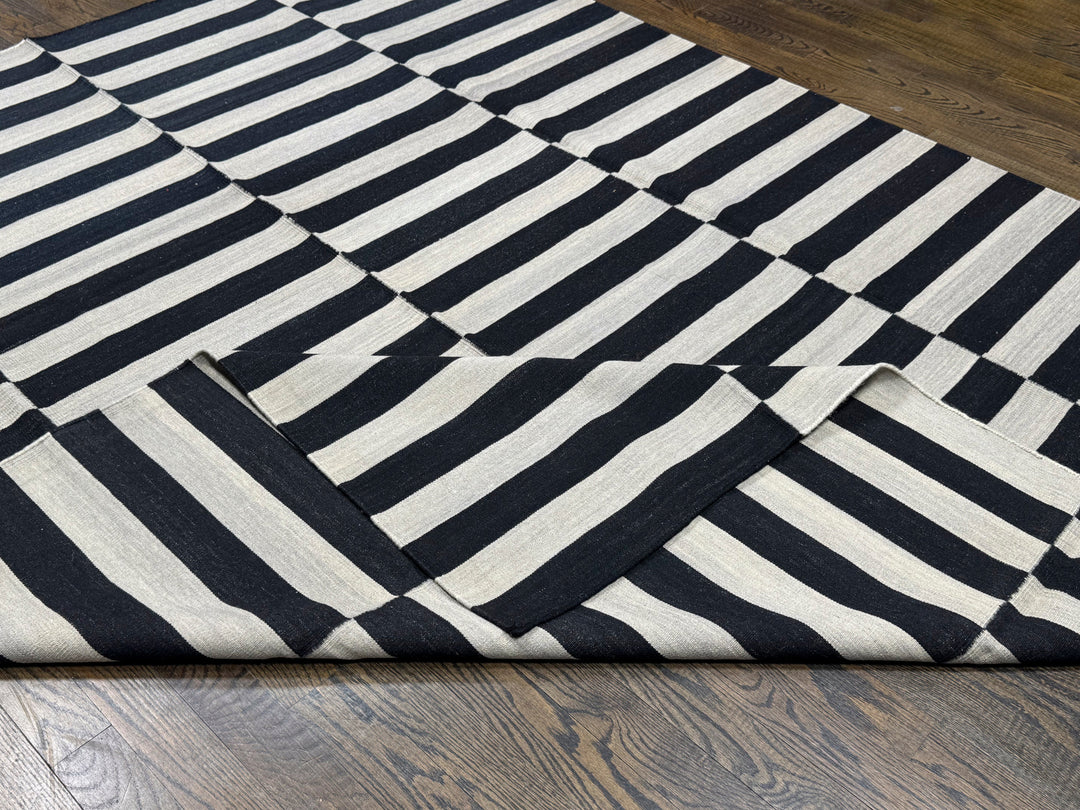 Modern New Striped Kilim Rug