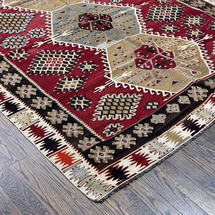 Old Turkish Kilim Rug