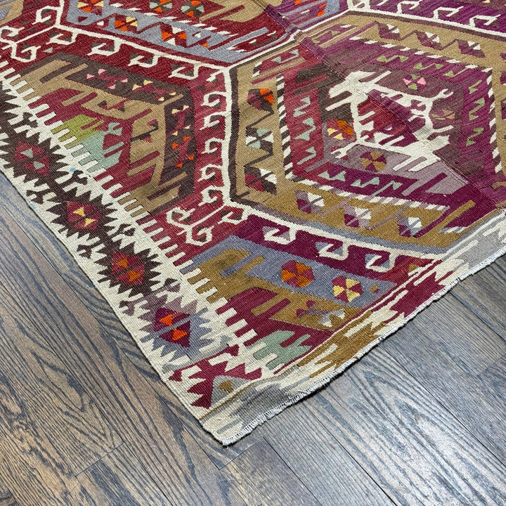 Old Turkish Kilim Rug